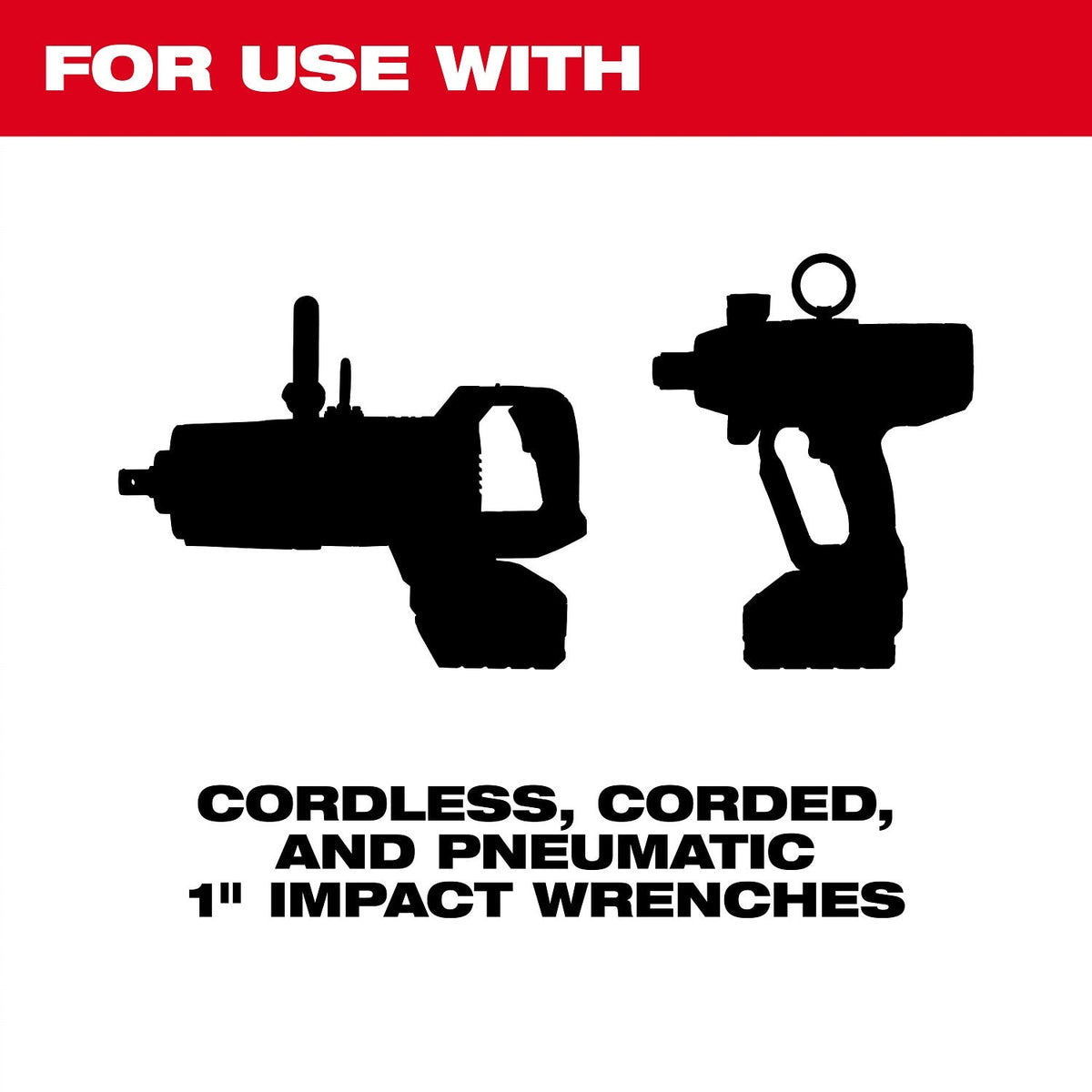 Milwaukee 49-66-6778 1" Drive Metric Standard 6 Point Impact Socket Set with Packout (19 Piece) - 5