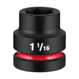 Milwaukee 49-66-6779 Shockwave 1" Drive 1-1/16" Standard 6 Point Impact Socket
