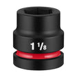 Milwaukee 49-66-6780 1" Drive 1-1/8" Standard 6 Point Impact Socket