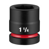 Milwaukee 49-66-6781 Shockwave 1" Drive 1-1/4" Standard 6 Point Impact Socket