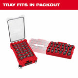 Milwaukee 49-66-6819 Shockwave Impact Duty Socket 1/2" Drive 27-Piece SAE Tray Set - 4