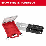 Milwaukee 49-66-6831 Shockwave Impact Duty Socket 3/8" Drice 19-Piece MM Tray Only - 4