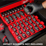 Milwaukee 49-66-6834 Shockwave Impact Duty Socket 1/2" Drive 27-Piece MM Tray Only - 7