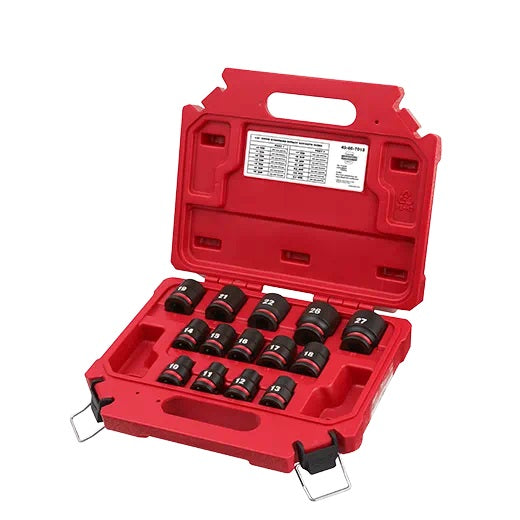 Milwaukee 49-66-7013 14PCSHOCKWAVE Impact Duty™ 1/2" Drive Metric Standard 6 Point Socket Set - 3