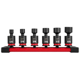 Milwaukee 49-66-7100 Shockwave Impact Duty 1/4" Drive SAE Standard Swivel Socket Set (6 Piece)