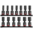 Milwaukee 49-66-7109 1/2" Drive Metric Deep Swivel Impact Socket Set (13 Piece)