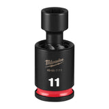 Milwaukee 49-66-7111 Shockwave 3/8" Drive 11 mm Standard Swivel Impact Socket