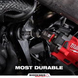 Milwaukee 49-66-7112 Shockwave 3/8" Drive 12 mm Standard Swivel Impact Socket - 2