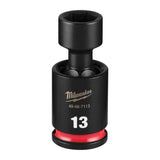 Milwaukee 49-66-7113 3/8" Drive 13 mm Standard Swivel Impact Socket