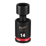 Milwaukee 49-66-7114 Shockwave 3/8" Drive 14 mm Standard Swivel Impact Duty Socket