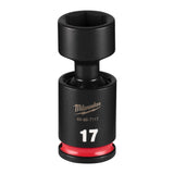 Milwaukee 49-66-7117 Shockwave 3/8" Drive 17 mm Standard Swivel Impact Socket