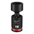 Milwaukee 49-66-7119 Shockwave 3/8" Drive 19 mm Standard Swivel Impact Socket