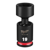 Milwaukee 49-66-7119 Shockwave 3/8" Drive 19 mm Standard Swivel Impact Socket