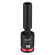 Milwaukee 49-66-7120 Shockwave 3/8" Drive 10 mm Deep Swivel Socket