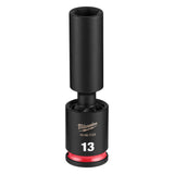 Milwaukee 49-66-7123 Shockwave 3/8 Inch Drive 13 mm Deep Swivel Impact Socket