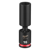 Milwaukee 49-66-7126 Shockwave 3/8" Drive 16 mm Deep 6-Point Swivel Impact Socket