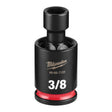 Milwaukee 49-66-7131 3/8" Drive 3/8" Standard Swivel Impact Socket with 30 Degree Swivel