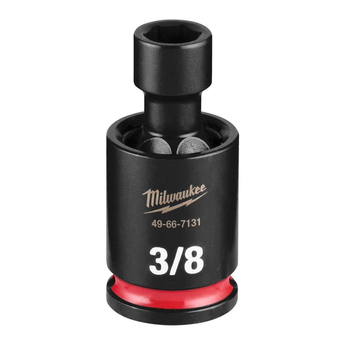 Milwaukee 49-66-7131 3/8" Drive 3/8" Standard Swivel Impact Socket with 30 Degree Swivel