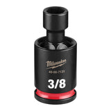 Milwaukee 49-66-7131 3/8" Drive 3/8" Standard Swivel Impact Socket with 30 Degree Swivel