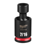 Milwaukee 49-66-7132 3/8" Drive 7/16" Standard Swivel Impact Socket