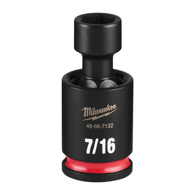 Milwaukee 49-66-7132 3/8" Drive 7/16" Standard Swivel Impact Socket