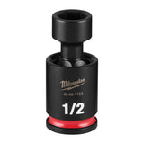 Milwaukee 49-66-7133 Shockwave 3/8" Drive 1/2" Standard Swivel Impact Socket