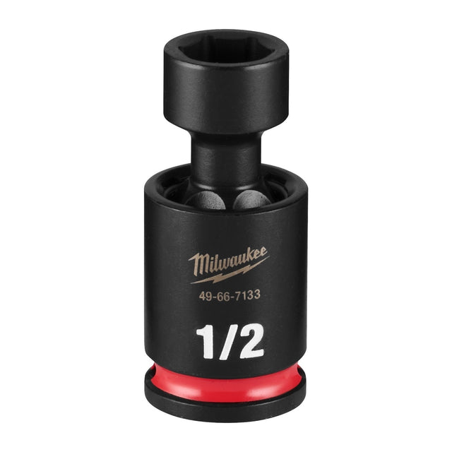 Milwaukee 49-66-7133 Shockwave 3/8" Drive 1/2" Standard Swivel Impact Socket