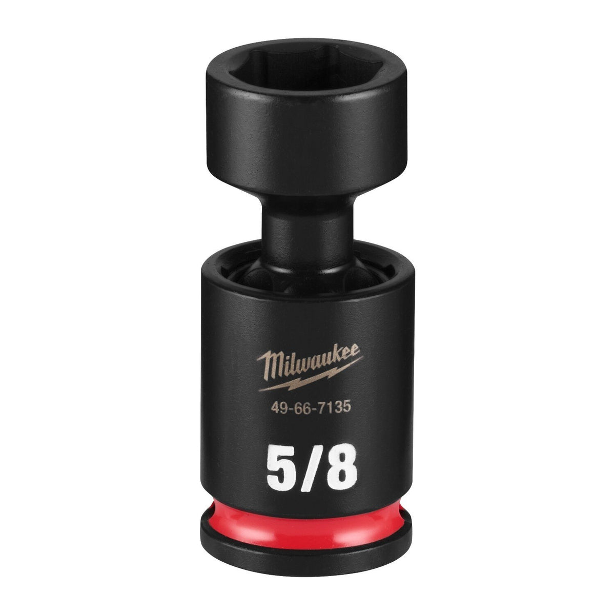 Milwaukee 49-66-7135 Shockwave 3/8" Drive 5/8" Standard Swivel Impact Socket