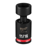 Milwaukee 49-66-7136 Shockwave Impact Duty 3/8" Drive 11/16" Standard Swivel Socket