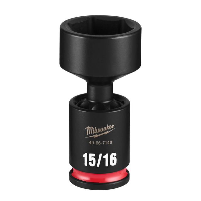 Milwaukee 49-66-7140 Shockwave 3/8" Drive 15/16" Standard Swivel Impact Socket