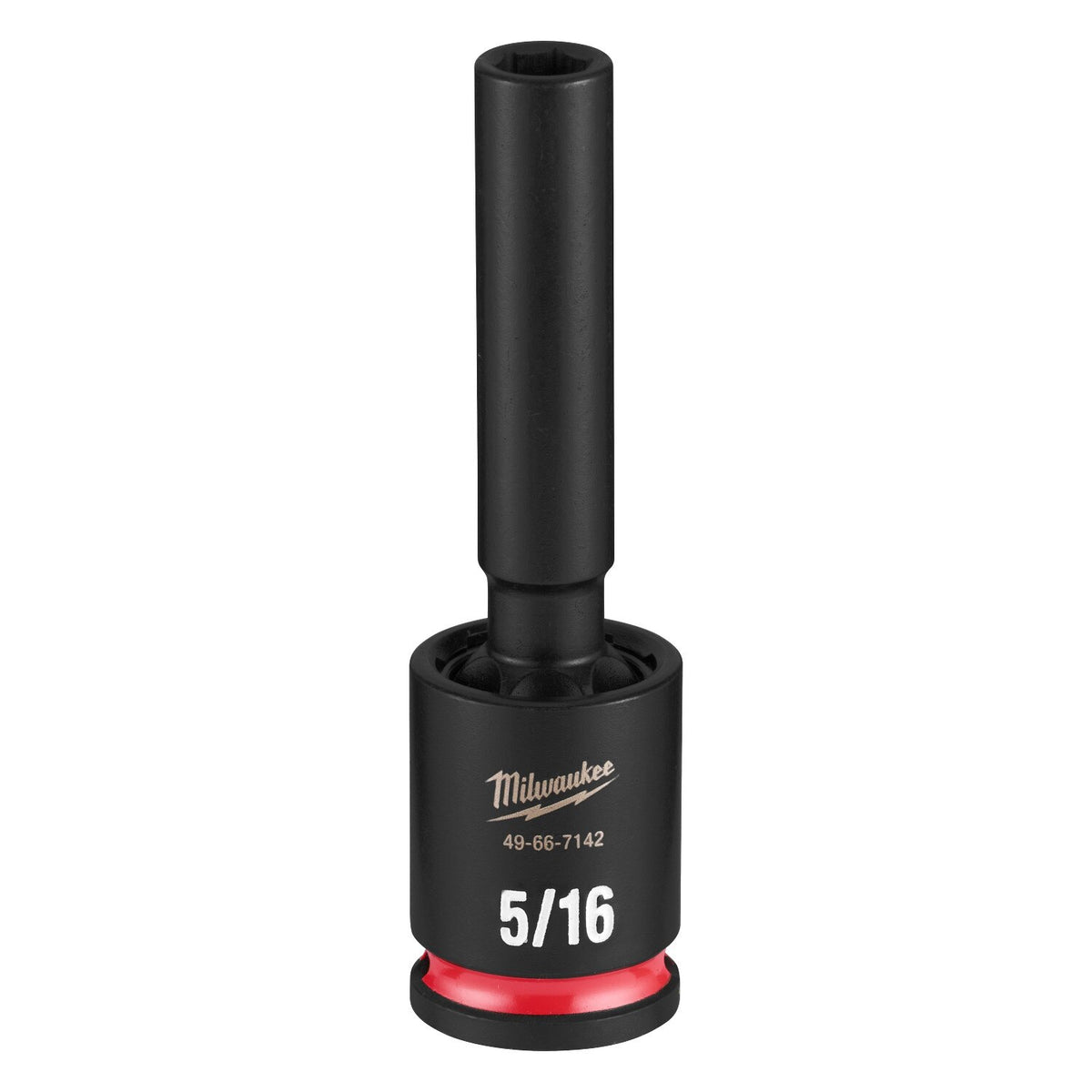 Milwaukee 49-66-7142 Shockwave 3/8" Drive 5/16" Deep Swivel Socket