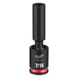 Milwaukee 49-66-7144 Shockwave Impact Duty 3/8" Drive 7/16" Deep Swivel Socket