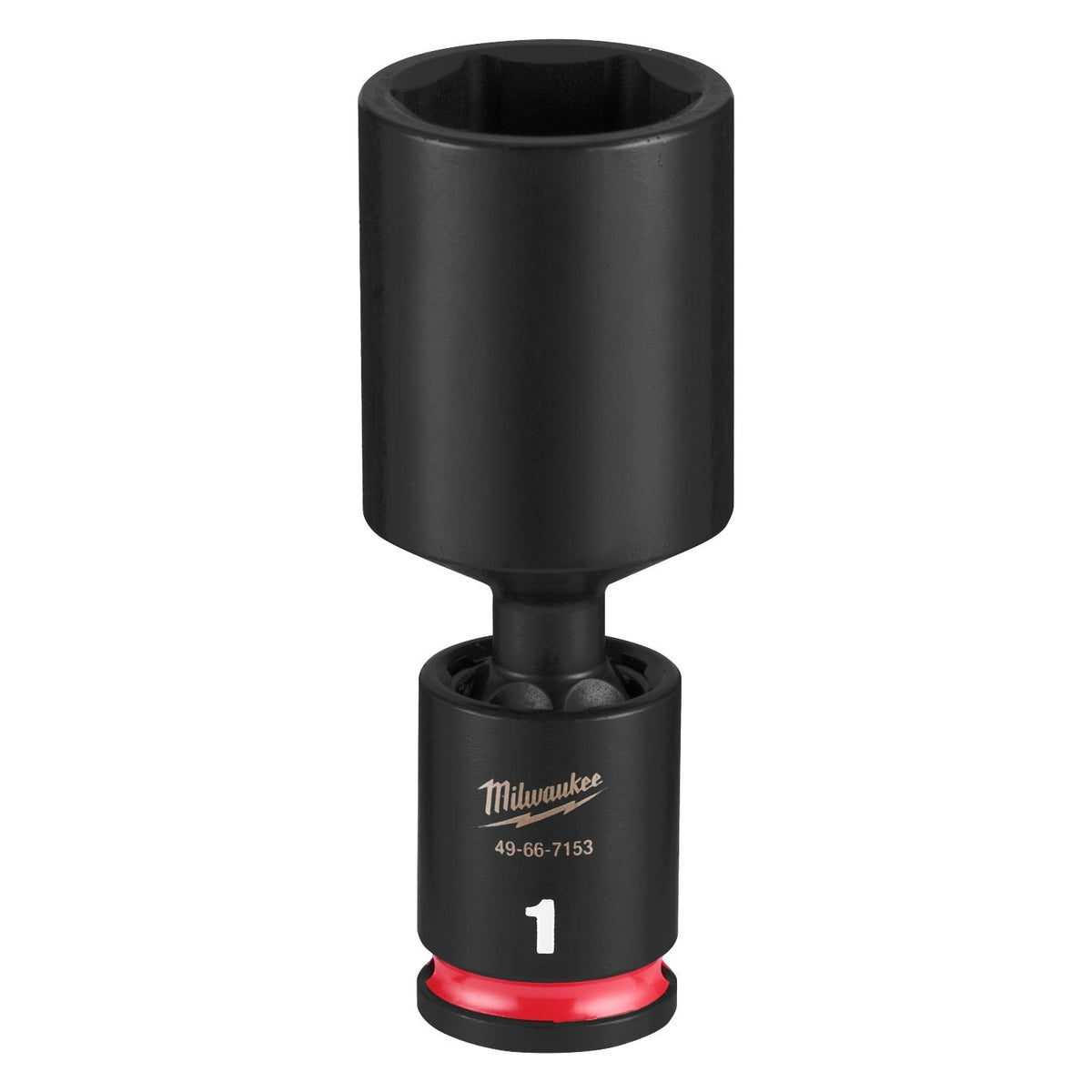 Milwaukee 49-66-7153 Shockwave 3/8" Drive 1" Deep Swivel Impact Socket