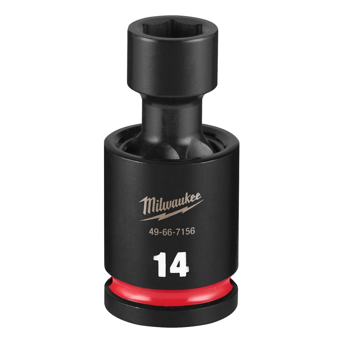 Milwaukee 49-66-7156 Shockwave 1/2" Drive 14 mm Standard Swivel Impact Socket