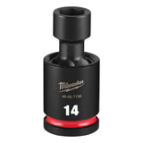 Milwaukee 49-66-7156 Shockwave 1/2" Drive 14 mm Standard Swivel Impact Socket