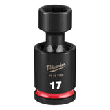 Milwaukee 49-66-7159 Half Inch Drive 17 mm Standard Swivel Impact Socket