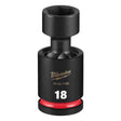 Milwaukee 49-66-7160 1/2" Drive 18 mm Standard Swivel Impact Socket