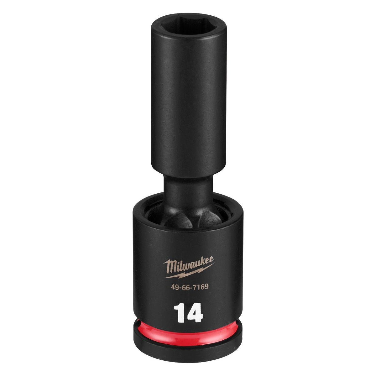 Milwaukee 49-66-7169 Shockwave 1/2" Drive 14 mm Deep Swivel Impact Socket