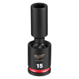 Milwaukee 49-66-7170 Shockwave 1/2" Drive 15 mm Deep Swivel Impact Socket