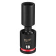 Milwaukee 49-66-7173 Half Inch Drive 18 mm Deep Swivel Impact Socket