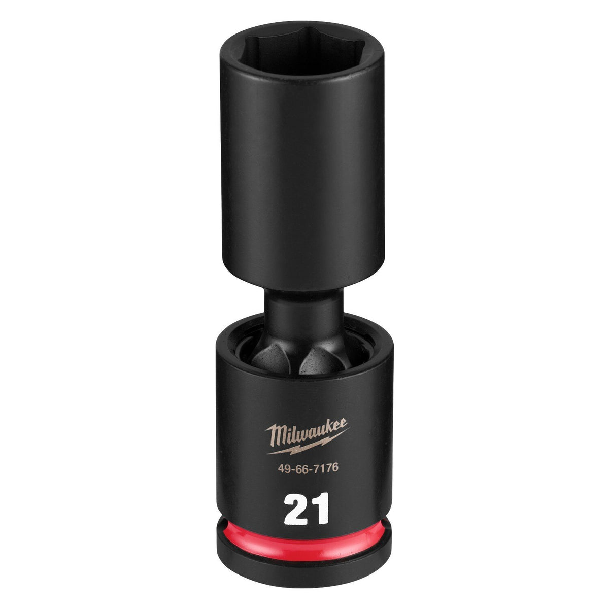 Milwaukee 49-66-7176 1/2" Drive 21 mm Deep Swivel Impact Socket