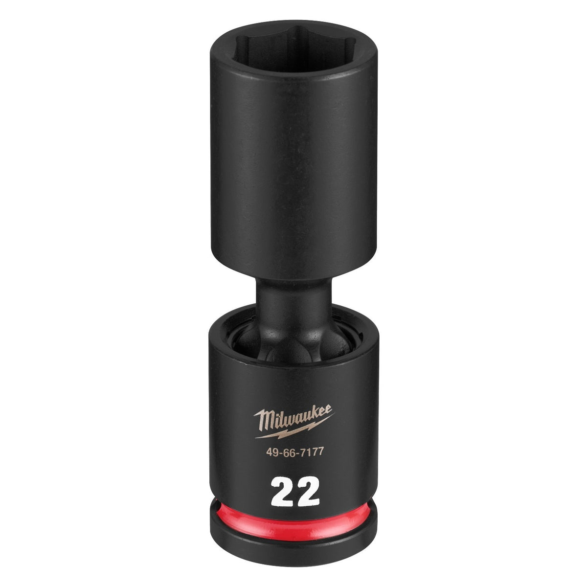 Milwaukee 49-66-7177 1/2" Drive 22 mm Deep Swivel Impact Socket