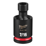 Milwaukee 49-66-7180 Shockwave Impact Duty 1/2" Drive 7/16" Standard Swivel Socket