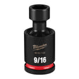Milwaukee 49-66-7182 Shockwave 1/2" Drive 9/16" Standard Swivel Impact Socket