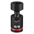 Milwaukee 49-66-7188 1/2" Drive 15/16" Standard Swivel Impact Socket