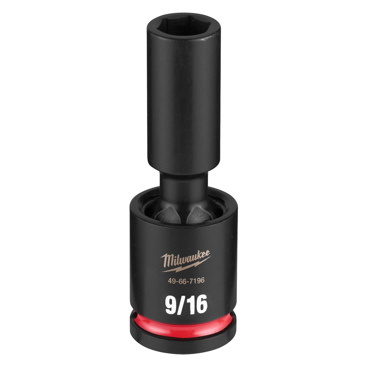 Milwaukee 49-66-7196 Shockwave Impact Duty 1/2" Drive 9/16" Deep Swivel Socket