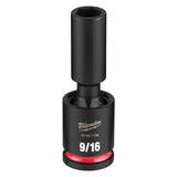 Milwaukee 49-66-7196 Shockwave Impact Duty 1/2" Drive 9/16" Deep Swivel Socket