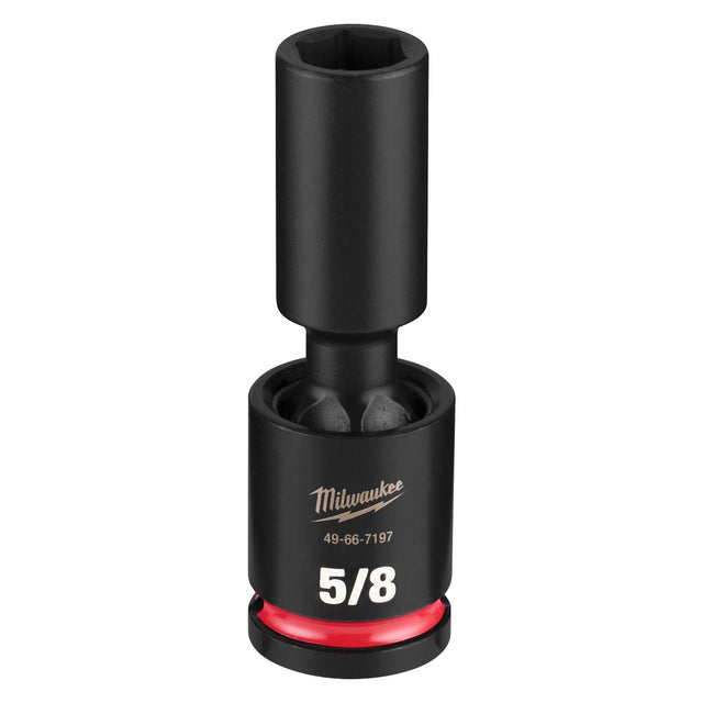 Milwaukee 49-66-7197 Shockwave 1/2" Drive 5/8" Deep Swivel Impact Socket