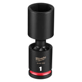 Milwaukee 49-66-7203 Shockwave Impact Duty 1/2" Drive 1" Deep Swivel Socket