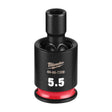 Milwaukee 49-66-7209 Shockwave Impact Duty 1/4" Drive 5.5 mm Standard Swivel Socket